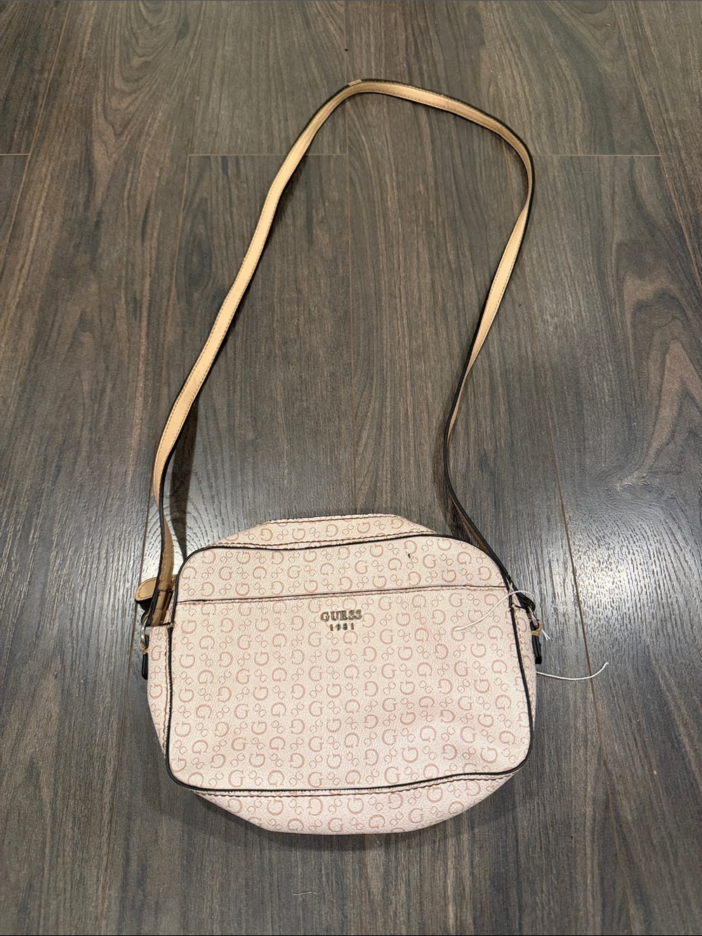 GUESS Pink Logo Crossbody Bag 8:3